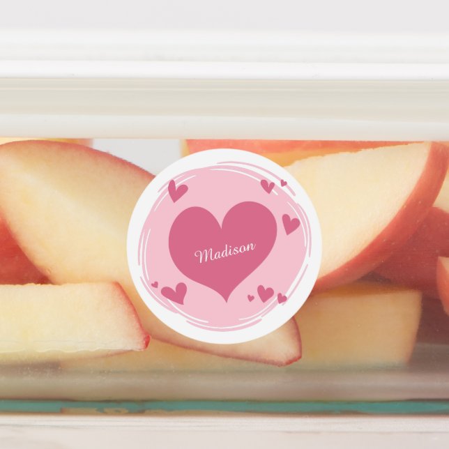 Your Name(s) in a Heart (Affixed)