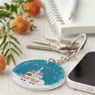 [Your name]'s Poiluna Christmas Circle Keychain
