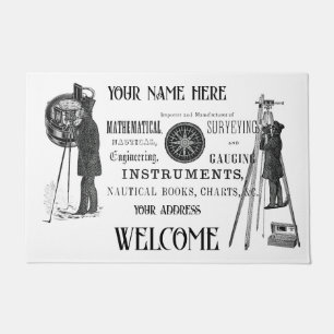 YOUR NAME SURVEY LAND SURVEYOR 1856 Boston Ad  Doormat