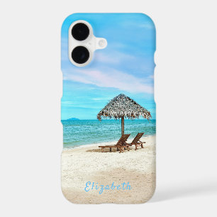 Your Name Tropical Sand Beach Scene