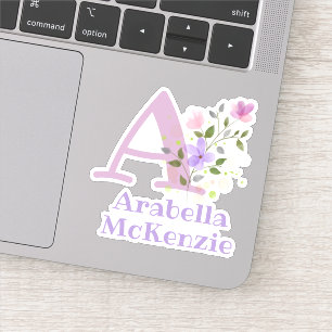 Your Name with Floral Design