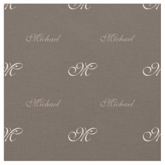 Your Name with Monogram Fabric