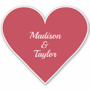 YOUR NAMES in a Heart