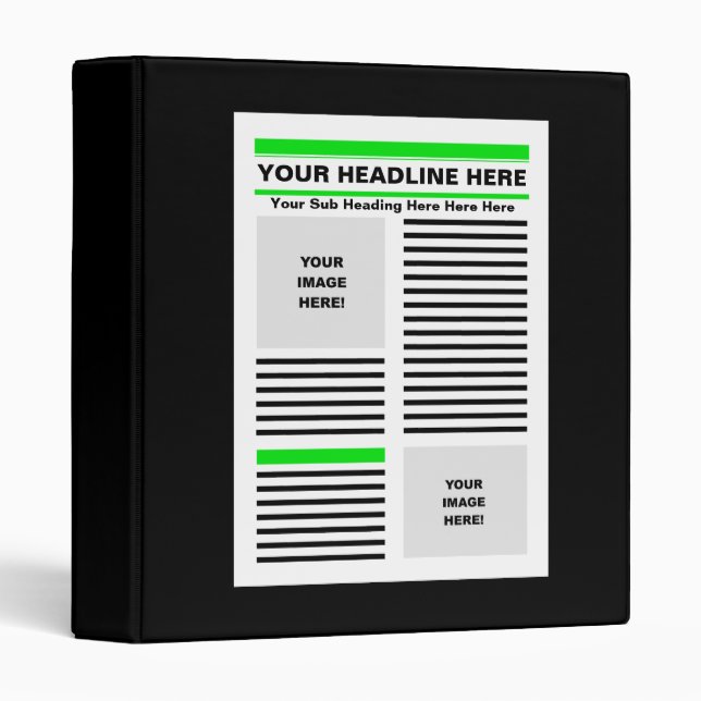 Your Newspaper Binder (Front/Spine)