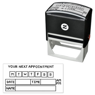 Your Next Appointment Self-inking Stamp