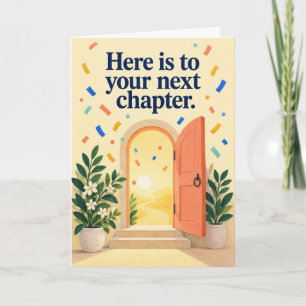 Your Next Chapter Congratulations Card