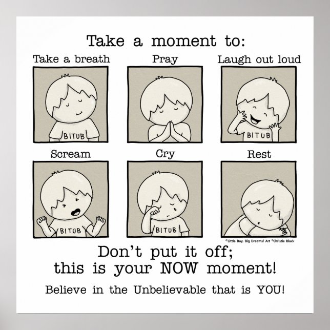 Your NOW Moment Poster (Front)