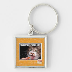 Your Offering Pleases Kitty Keychain