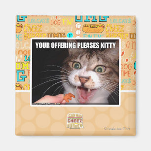 Your Offering Pleases Kitty Magnet