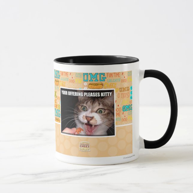 Your Offering Pleases Kitty Mug (Right)