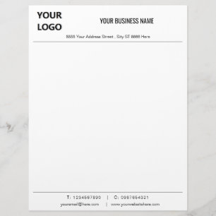 Your Office Stationery Business Letterhead Example