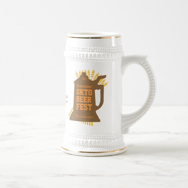 Your Oktobeer Fest - Octoberfest Beer Stein (Right)