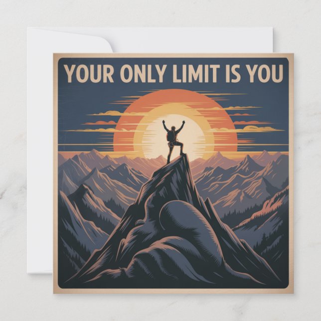 Your Only Limit Is You Announcement (Front)