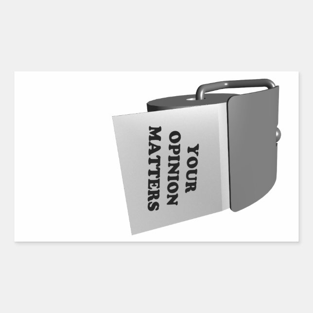 Your Opinion Matters Sticker (Front)