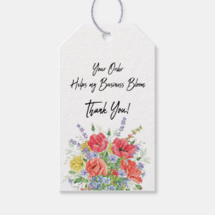 Your Order Helps My Bloom Gift Tags
