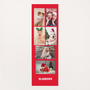 Your own 6 photos collages, custom name & colour yoga mat
