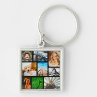 Your Own 9 Photo Collage Framed Black