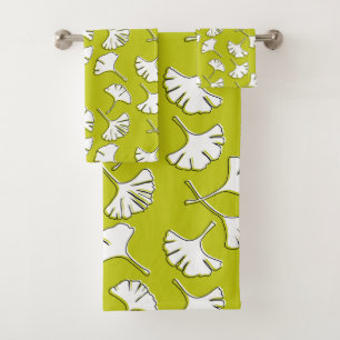 Your Own Colour, Ginkgo Modern Print Bath Towel Set