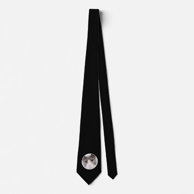 Your Own Custom Photo Black Tie (Front)