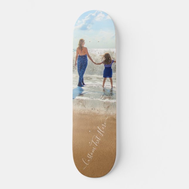 Your Own Design Custom Photo and Text - Family Skateboard (Front)