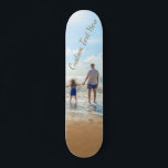 Your Own Design Skateboard Custom Photo and Text<br><div class="desc">Custom Photo and Text Skateboards - Unique Your Own Design - Personalized Family / Friends or Personal Skateboard Gift - Add Your Text and Photo - Resize and move elements with Customization tool ! Choose fonts / size / colour ! Good Luck - Be Happy :)</div>