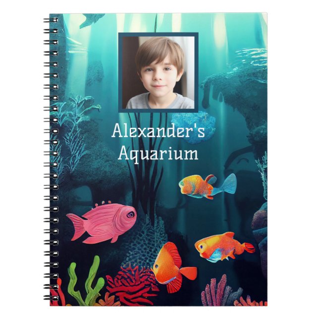 Your Own Exotic Fish Tank Aquarium Notebook (Front)