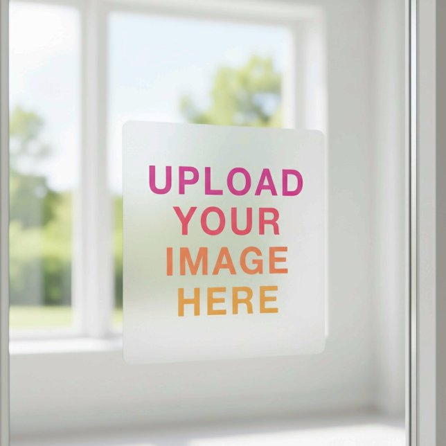 Your Own Image Logo Window Cling (Creator Uploaded)