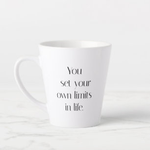 Your Own Limits Latte Mug