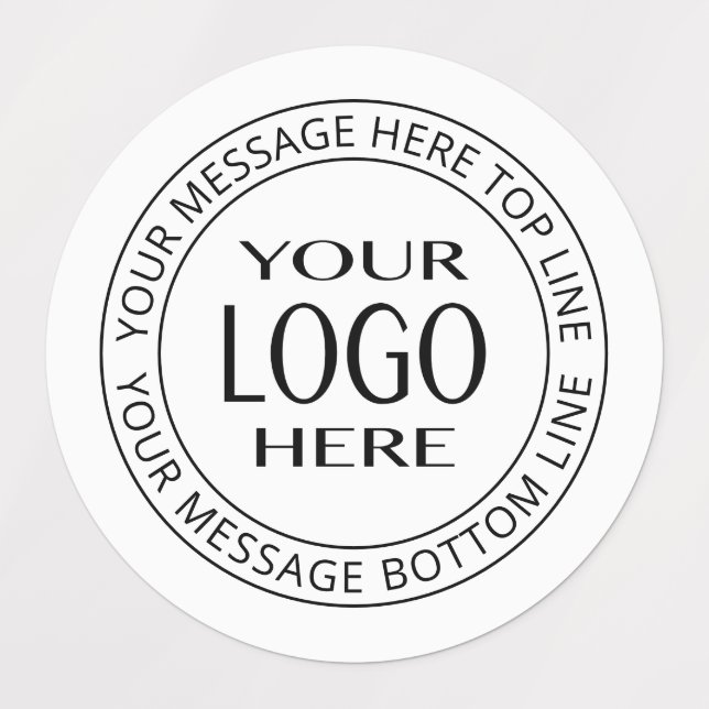 Your Own Logo & Customizable Circular Text (Design 1)