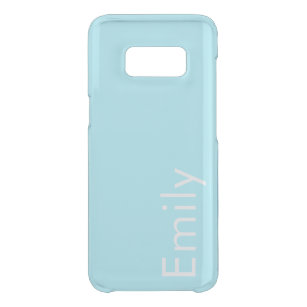 Your Own Name or Word   Soft Sky Blue Uncommon Samsung Galaxy S8 Case