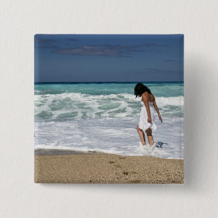 Your own photo. 2 inch square button