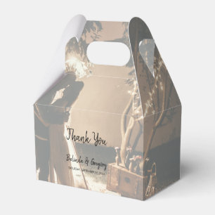 Your Own Photo Faded Wedding Favor Box