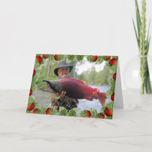 Your Own Photo Fishing Custom Card