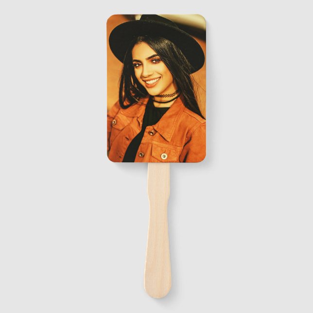 Your Own Photo Graduation Party Event Hand Fan (Front)