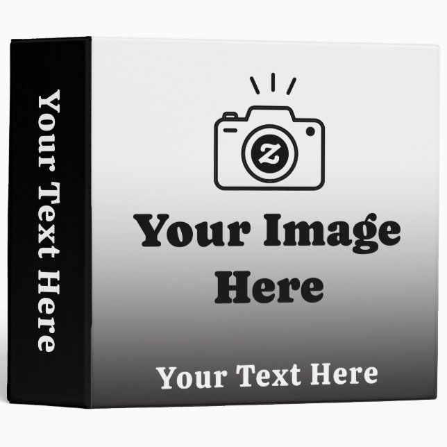 Your Own Photo with Custom Message Binder (Front/Spine)
