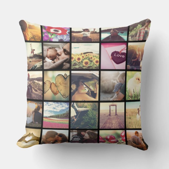 Your own photos throw pillow (Front)