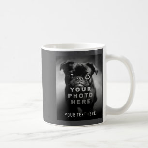 Your Own Simple Single Photo Text  Coffee Mug