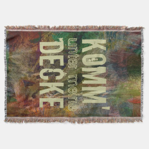 Your own Texts, Sayings and Wisdoms Throw Blanket