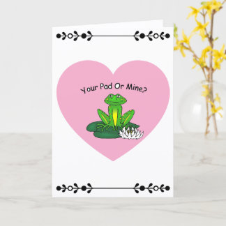 Your Pad Or Mine? Valentine's Day Card