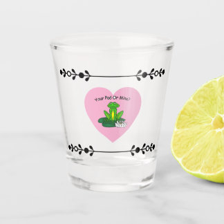 Your Pad or Mine? Valentine's Day Shot glass