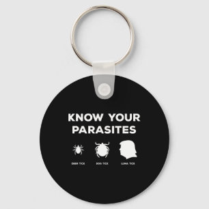 Your Parasites Anyone But Anti Trump Protest Caric Keychain