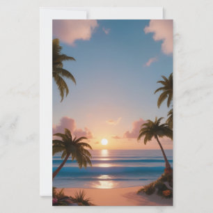 Your Personal Beach Getaway Stationery