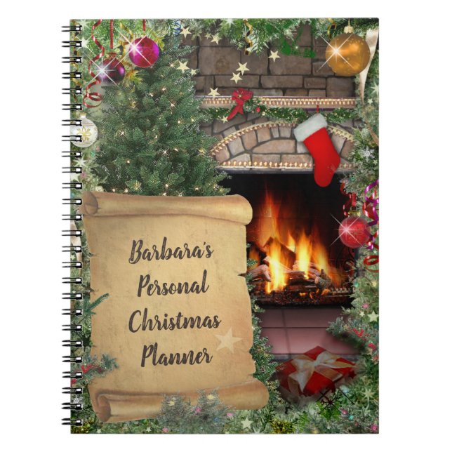Your Personal Christmas Planner Notebook (Front)