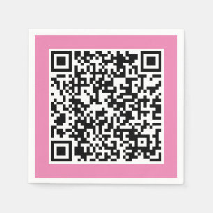 Your Personal QR Code Linked to Your URL    Napkin
