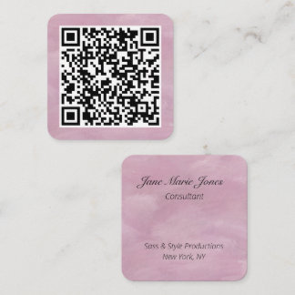 Your Personal QR Code Linked to Your URL  Square Business Card