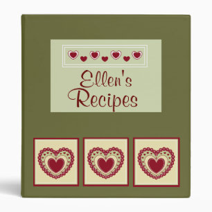 YOUR PERSONAL RECIPE  Binder