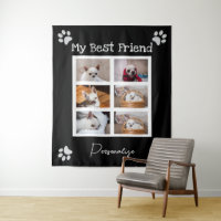 Your pet dog custom photo collage best friend name