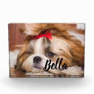 Your pet dog puppy custom photo and name