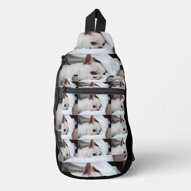 Your pet dog puppy custom photo chihuahua backpack (Front)
