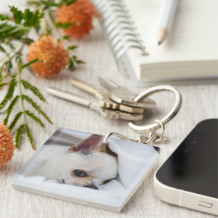 Your pet dog puppy custom photo chihuahua keychain